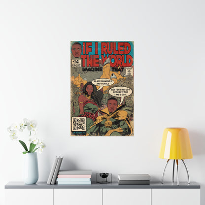 Nas & Lauryn Hill - If I Ruled The World - Vertical Matte Poster