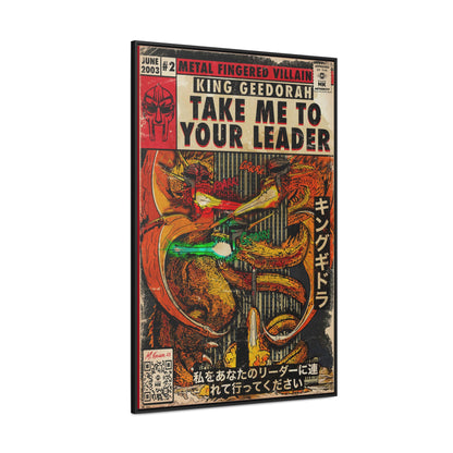 MF DOOM - King Geedorah- Take Me To Your Leader -  Gallery Canvas Wraps, Vertical Frame