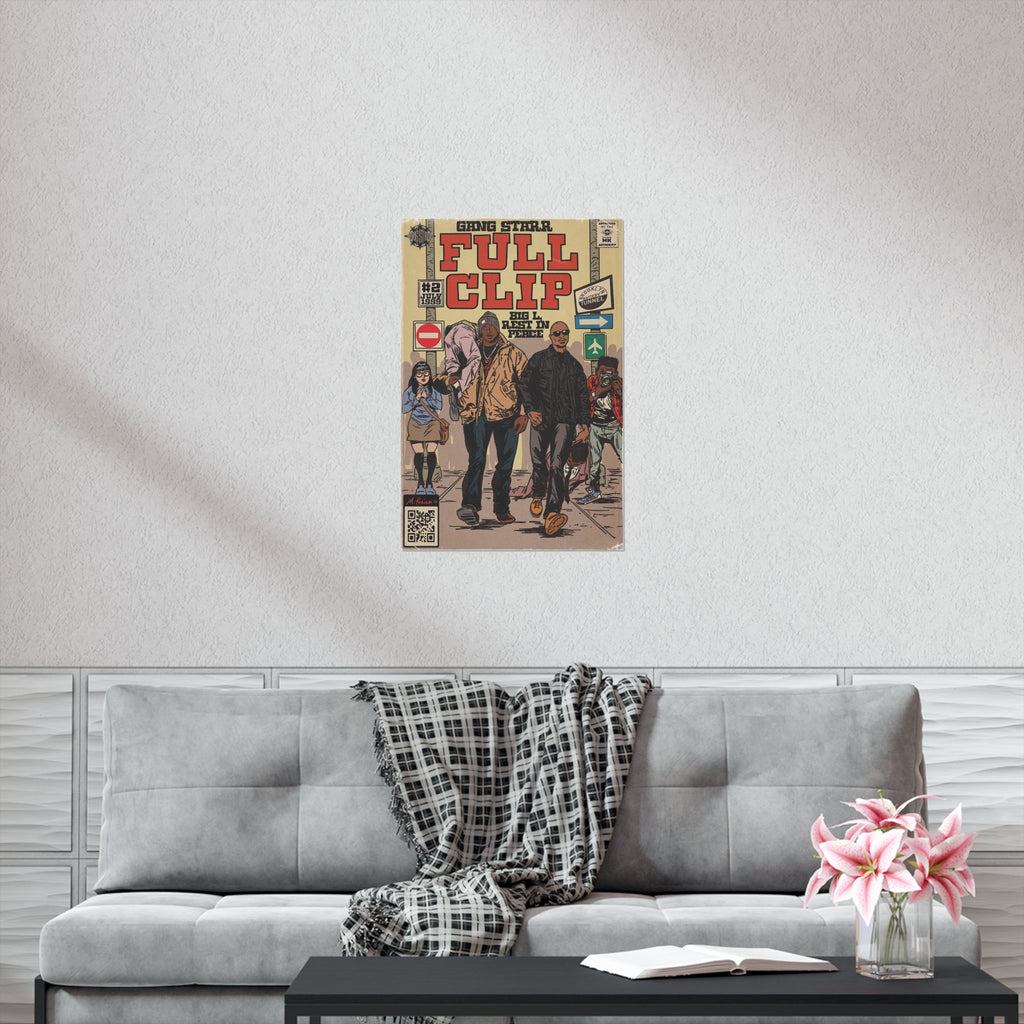 Full Clip - Vertical Matte Poster