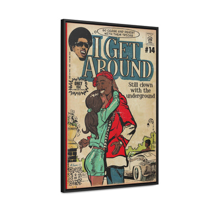 2Pac - I Get Around - Tupac - Gallery Canvas Wraps, Vertical Frame