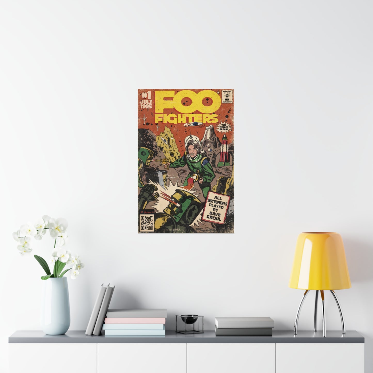 Foo Fighters - Self Titled - Vertical Matte Poster