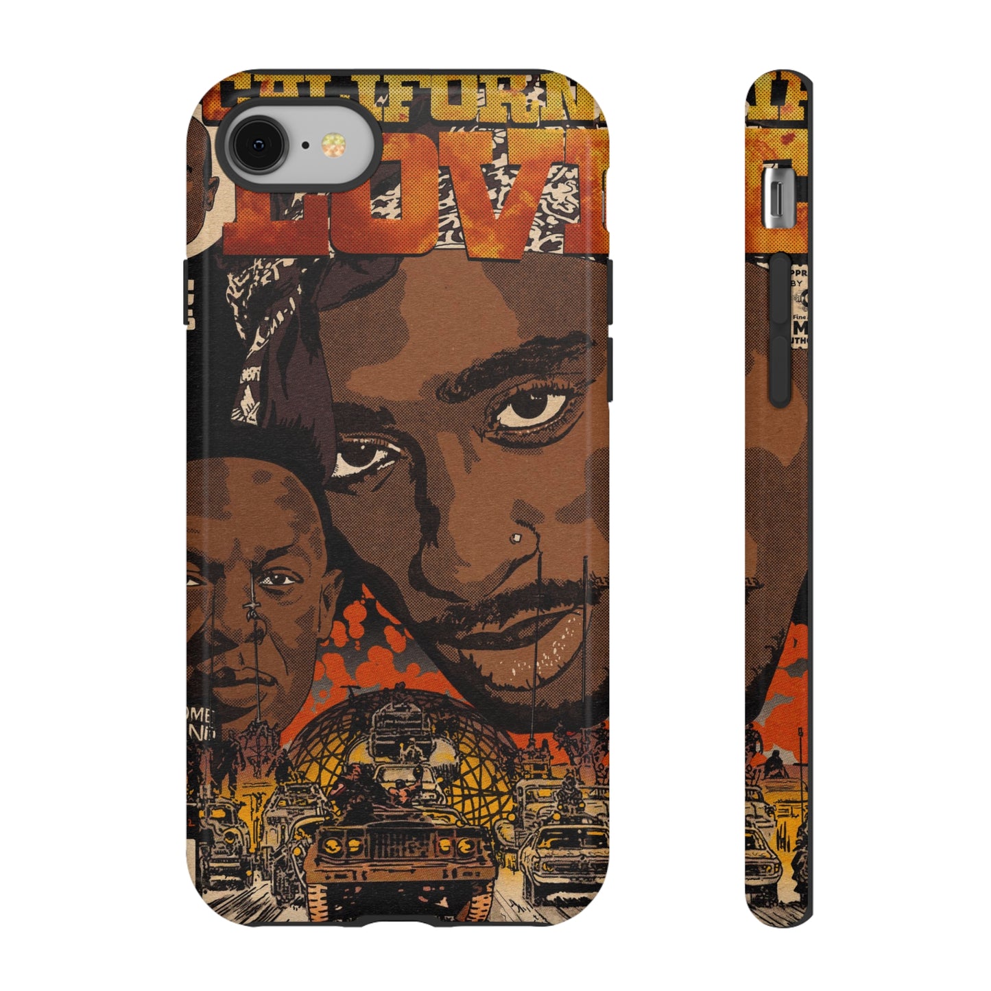 2pac & Dr. Dre - California Love- Tupac - Tough Phone Cases