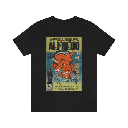 Alchemist & Freddie Gibbs - Alfredo - Comic Book Art - Unisex Jersey Short Sleeve Tee