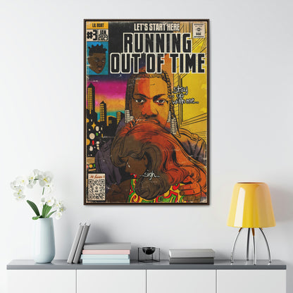 Lil Yachty - Running Out Of Time - Gallery Canvas Wraps, Vertical Frame