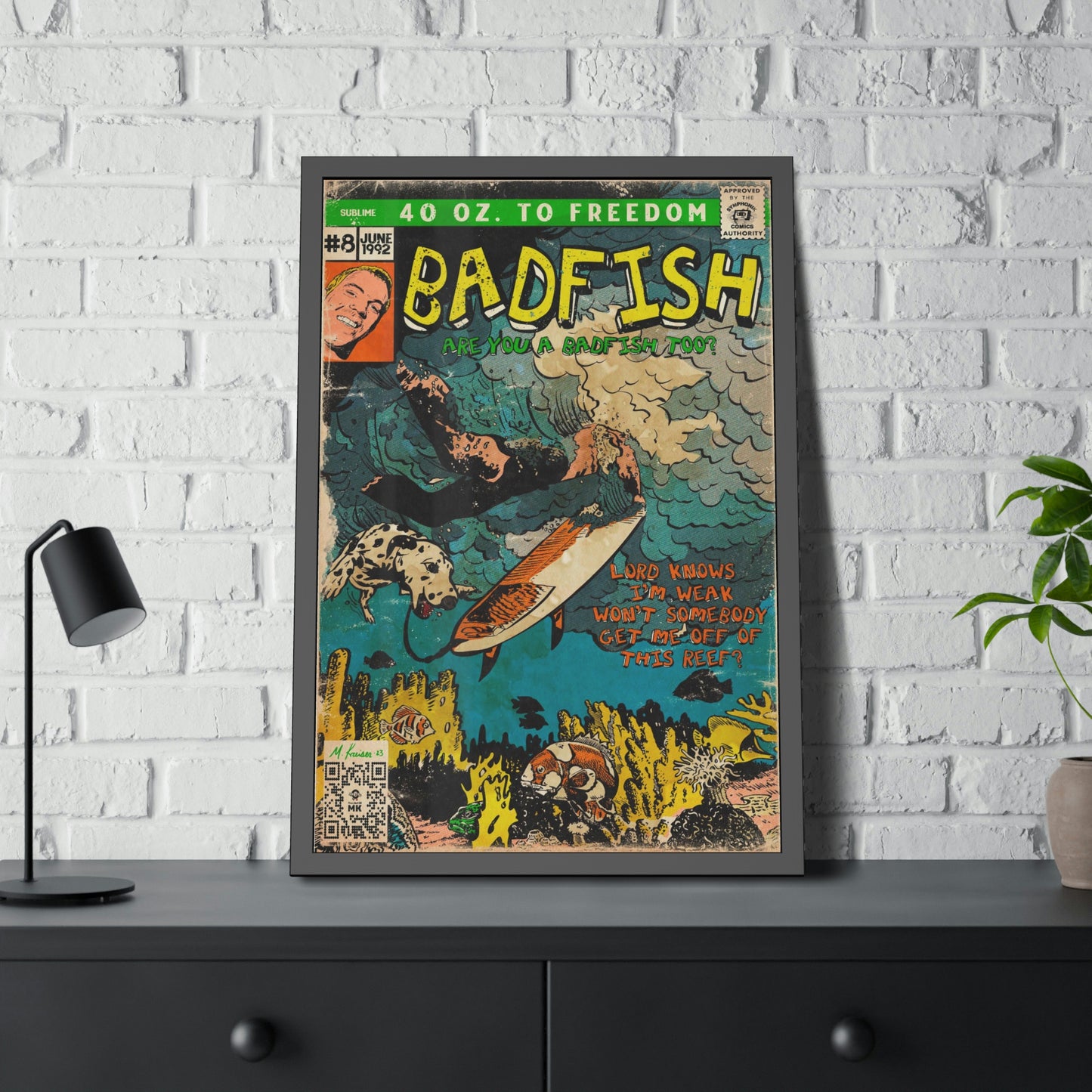 Sublime - Badfish -  Framed Paper Posters