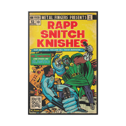 MF DOOM - Rapp Snitch Knishes - Gallery Canvas Wraps, Vertical Frame
