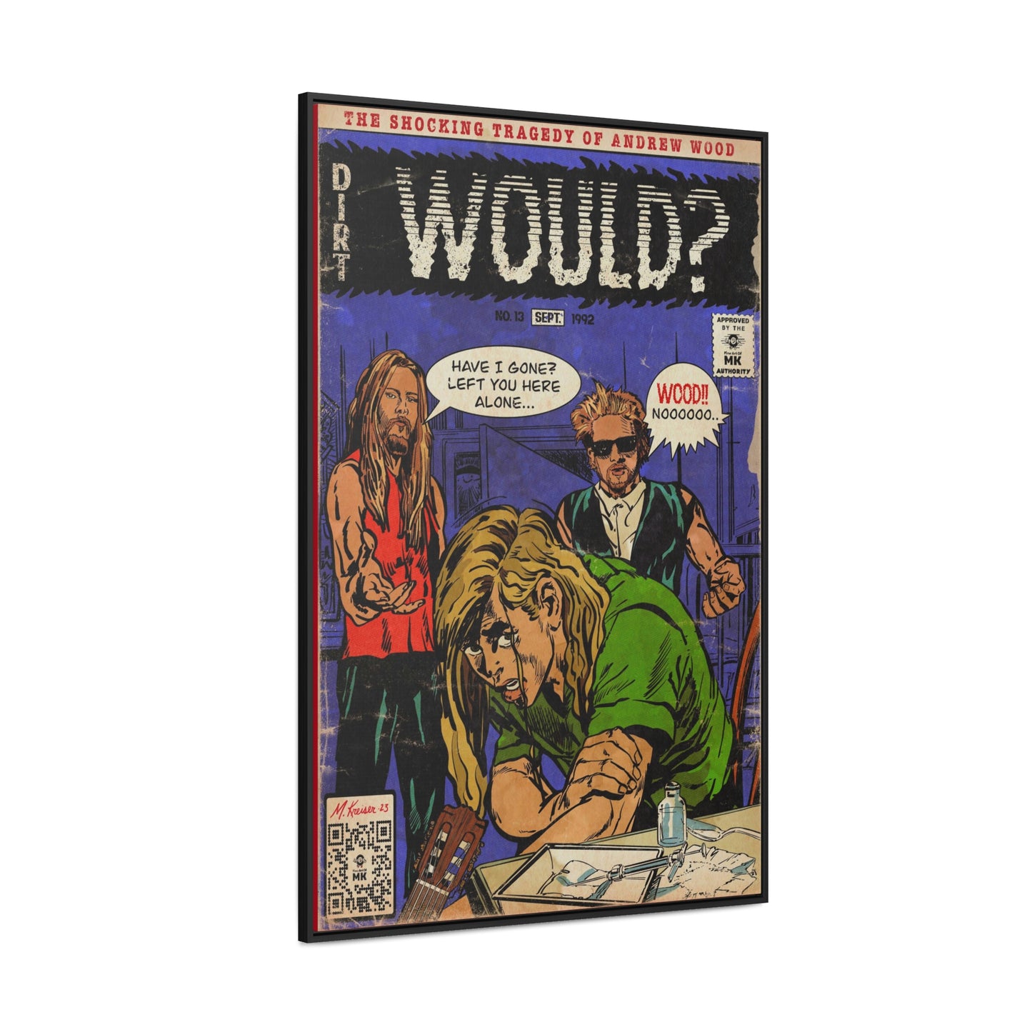 Alice In Chains - Would? - Gallery Canvas Wraps, Vertical Frame