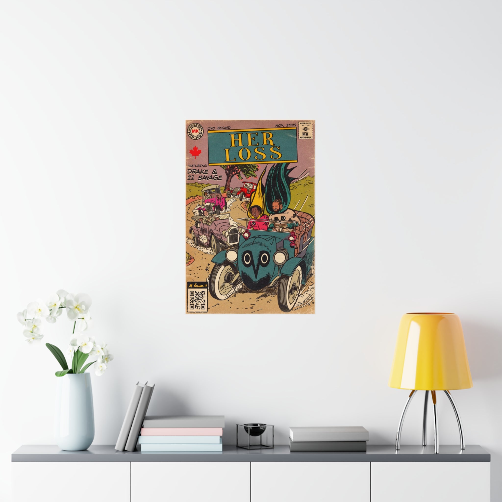 Her Loss - Vertical Matte Poster