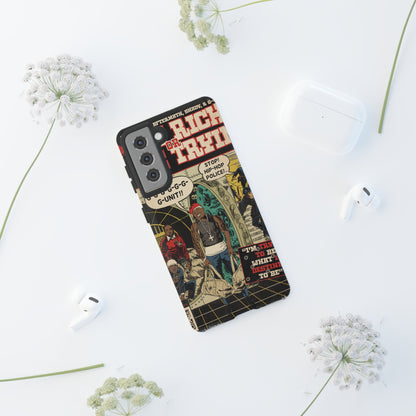 Get Rich Or Die Tryin - Comic Art Tough Phone Cases