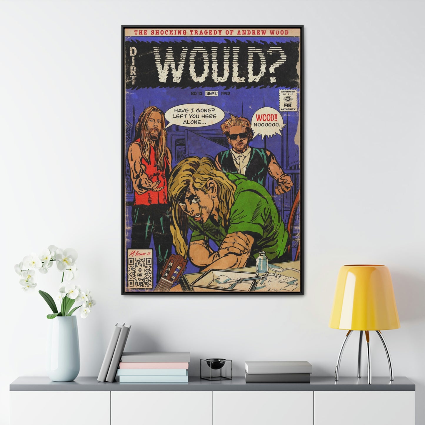 Alice In Chains - Would? - Gallery Canvas Wraps, Vertical Frame