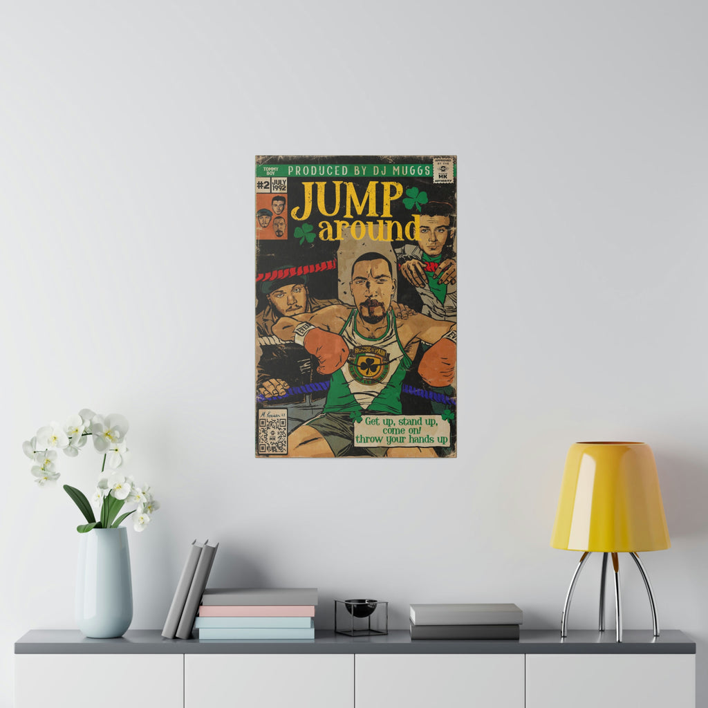 Jump Around -  Matte Canvas, Stretched, 0.75"