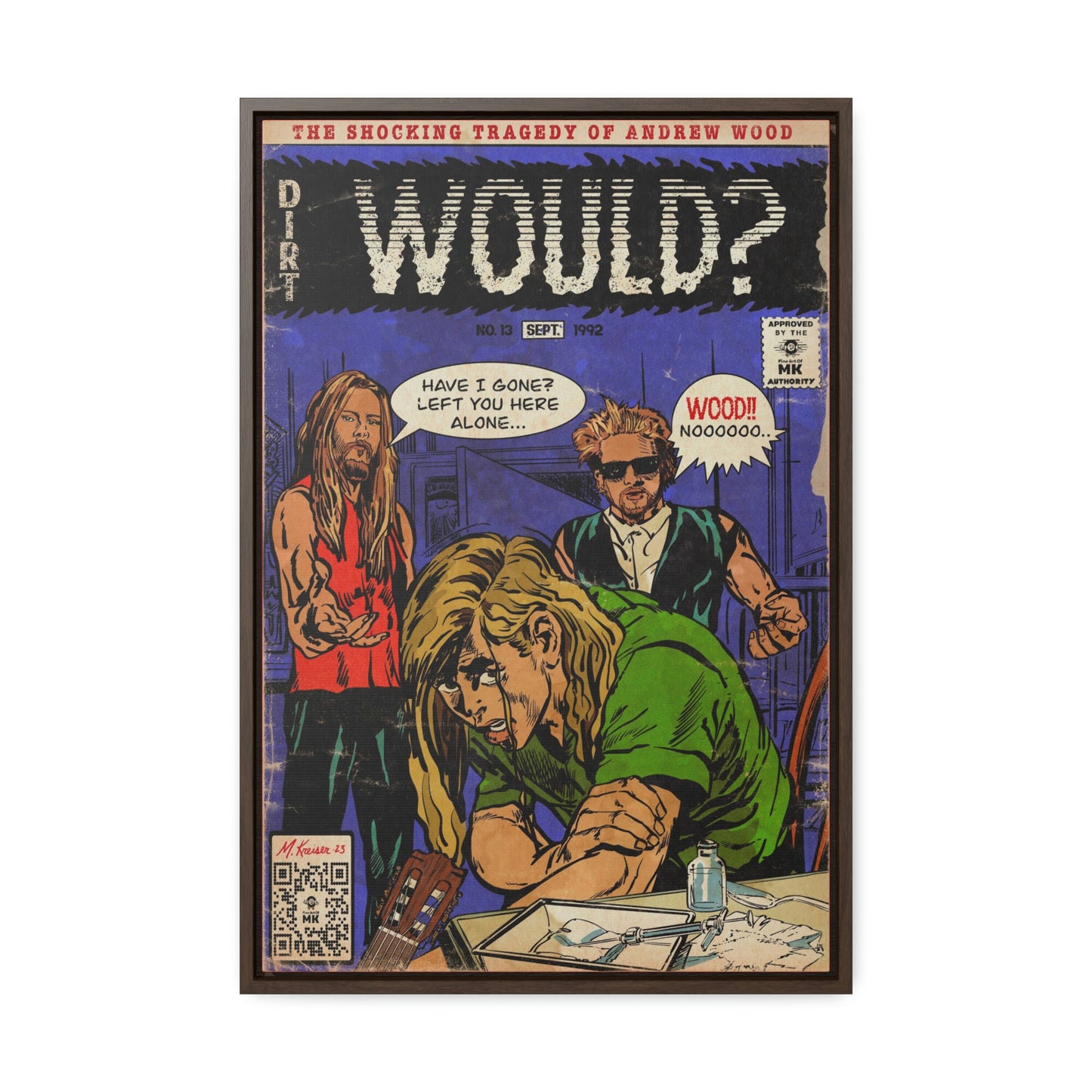 Alice In Chains - Would? - Gallery Canvas Wraps, Vertical Frame