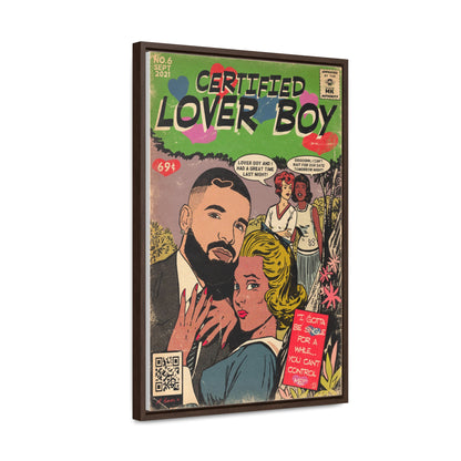Drake - Certified Lover Boy - Gallery Canvas Wraps, Vertical Frame