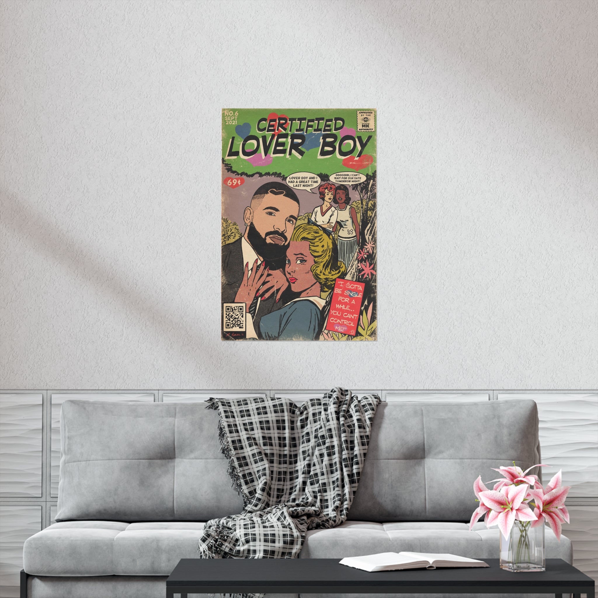 Certified Lover Boy - Vertical Matte Poster