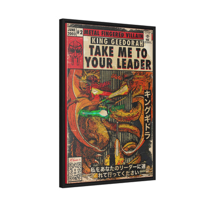 MF DOOM - King Geedorah- Take Me To Your Leader -  Gallery Canvas Wraps, Vertical Frame