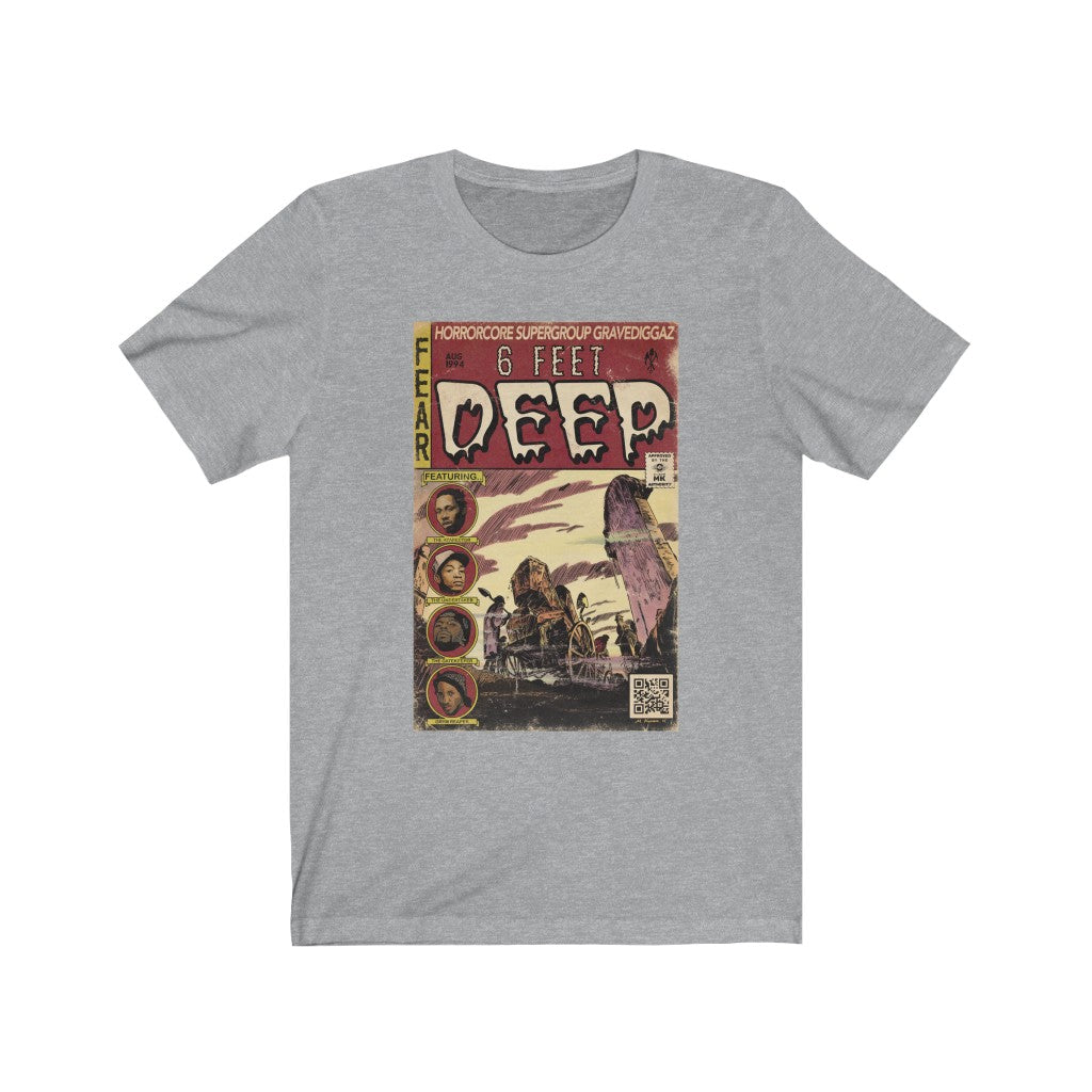 Gravediggaz- 6 Feet Deep - Comic Book Art - Wu-Tang - Unisex Jersey Short Sleeve Tee