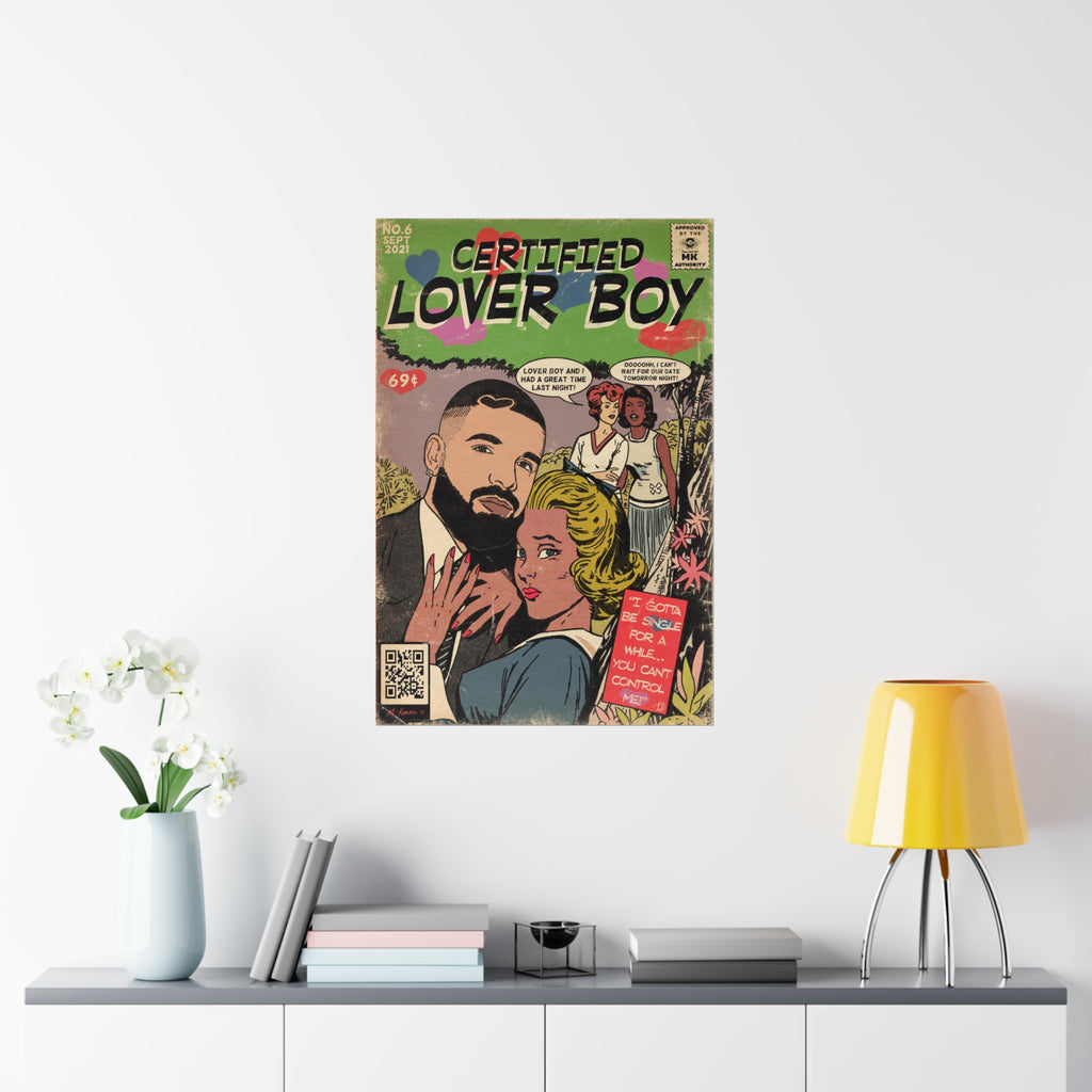Certified Lover Boy - Vertical Matte Poster