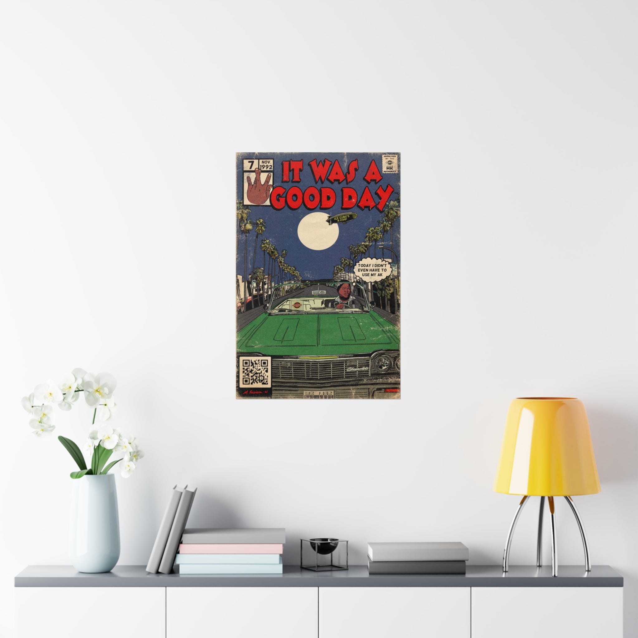 It Was A Good Day - Vertical Matte Poster
