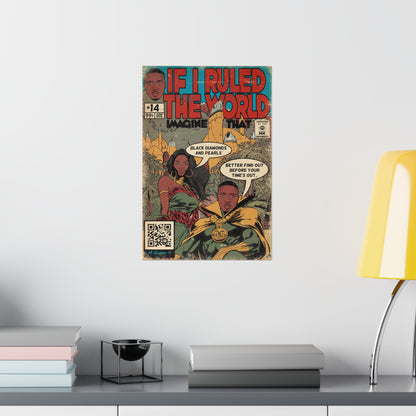 Nas & Lauryn Hill - If I Ruled The World - Vertical Matte Poster