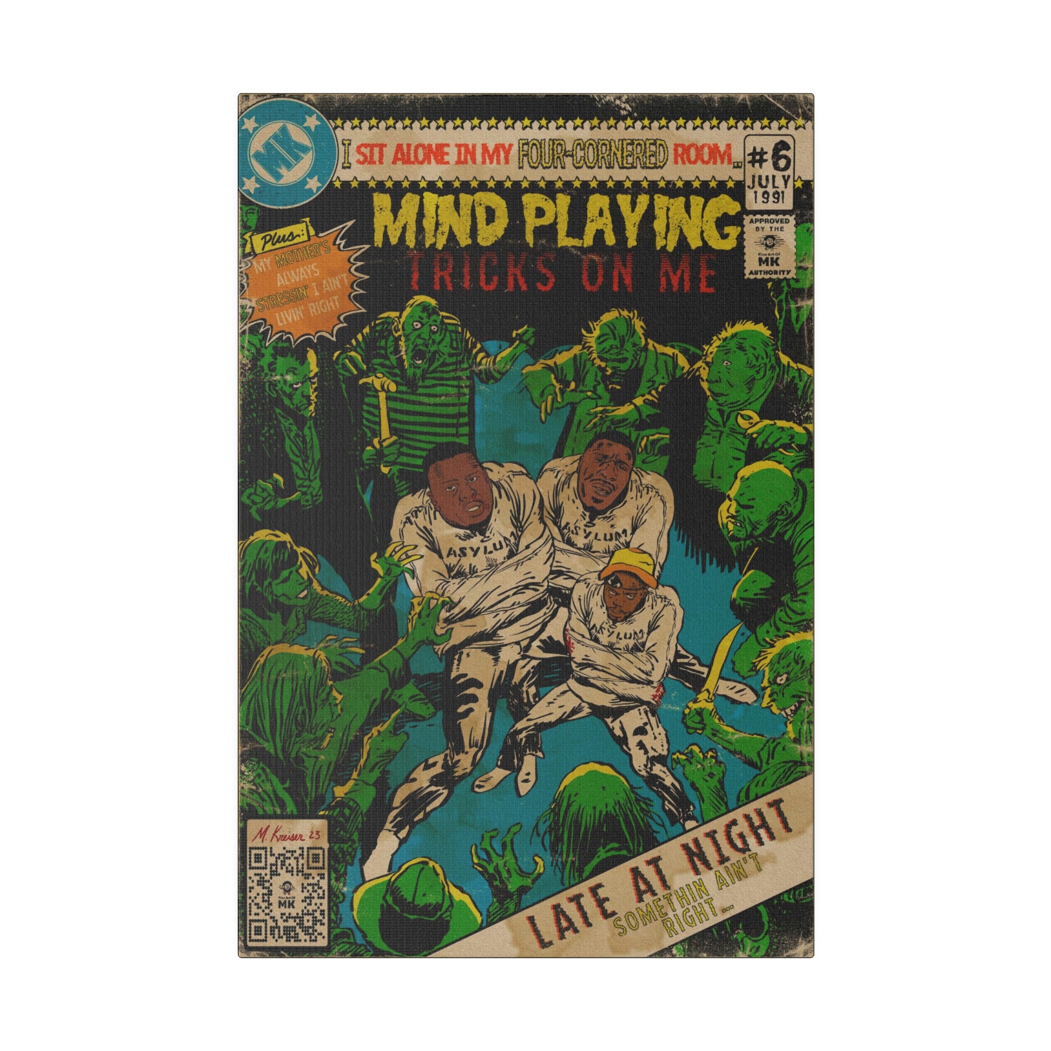 Mind Playing Tricks - Matte Canvas, Stretched, 0.75"