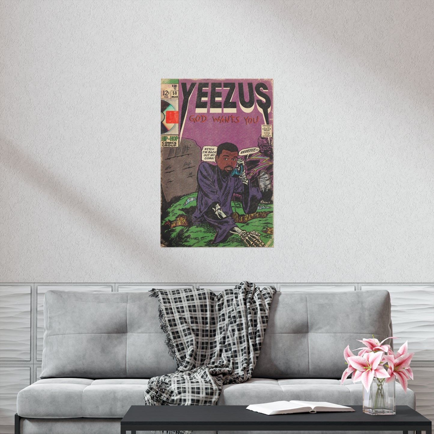 Kanye West - Yeezus - Vertical Matte Poster