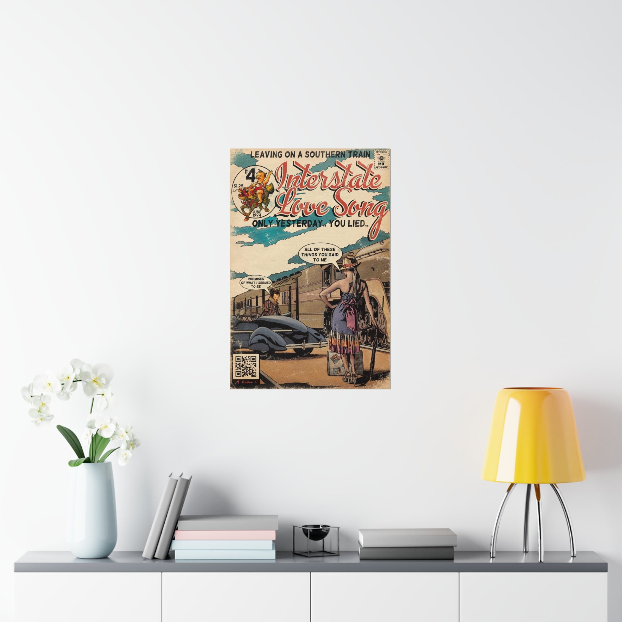 Interstate Love Song - Vertical Matte Poster