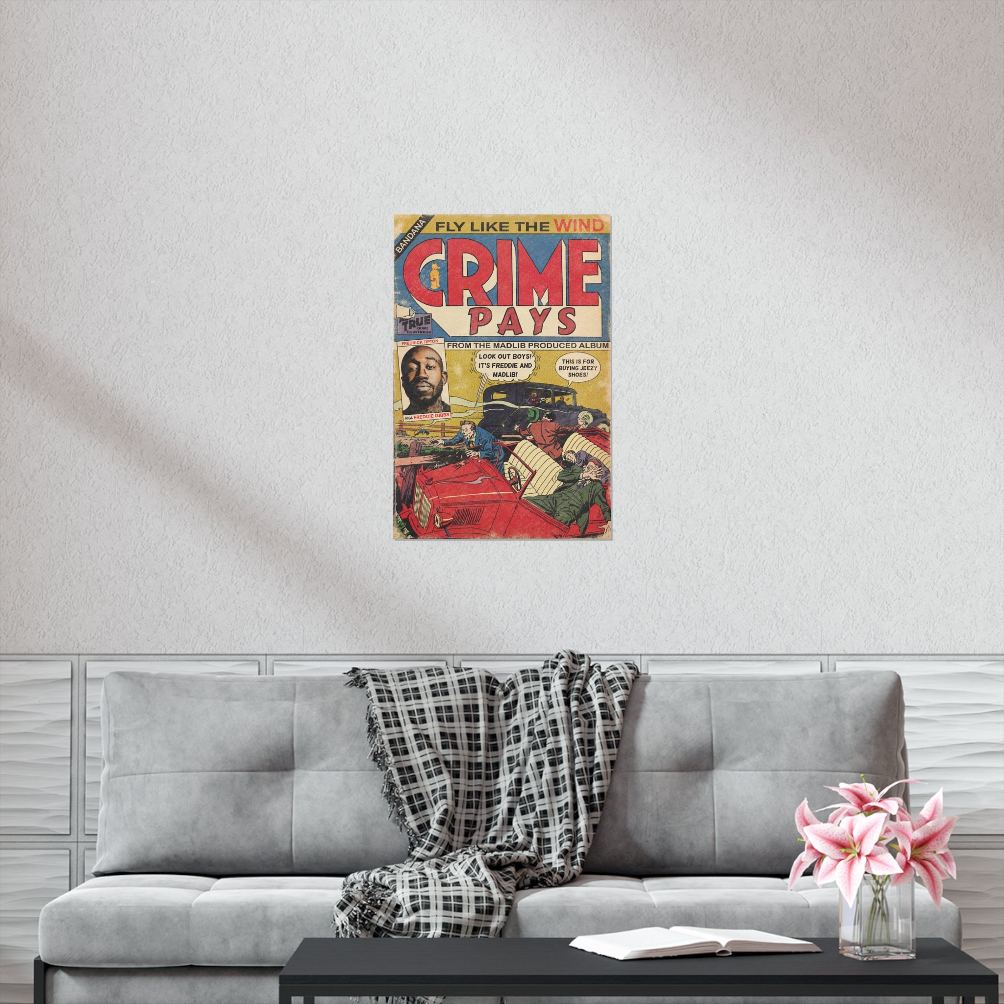 Crime Pays - Vertical Matte Poster