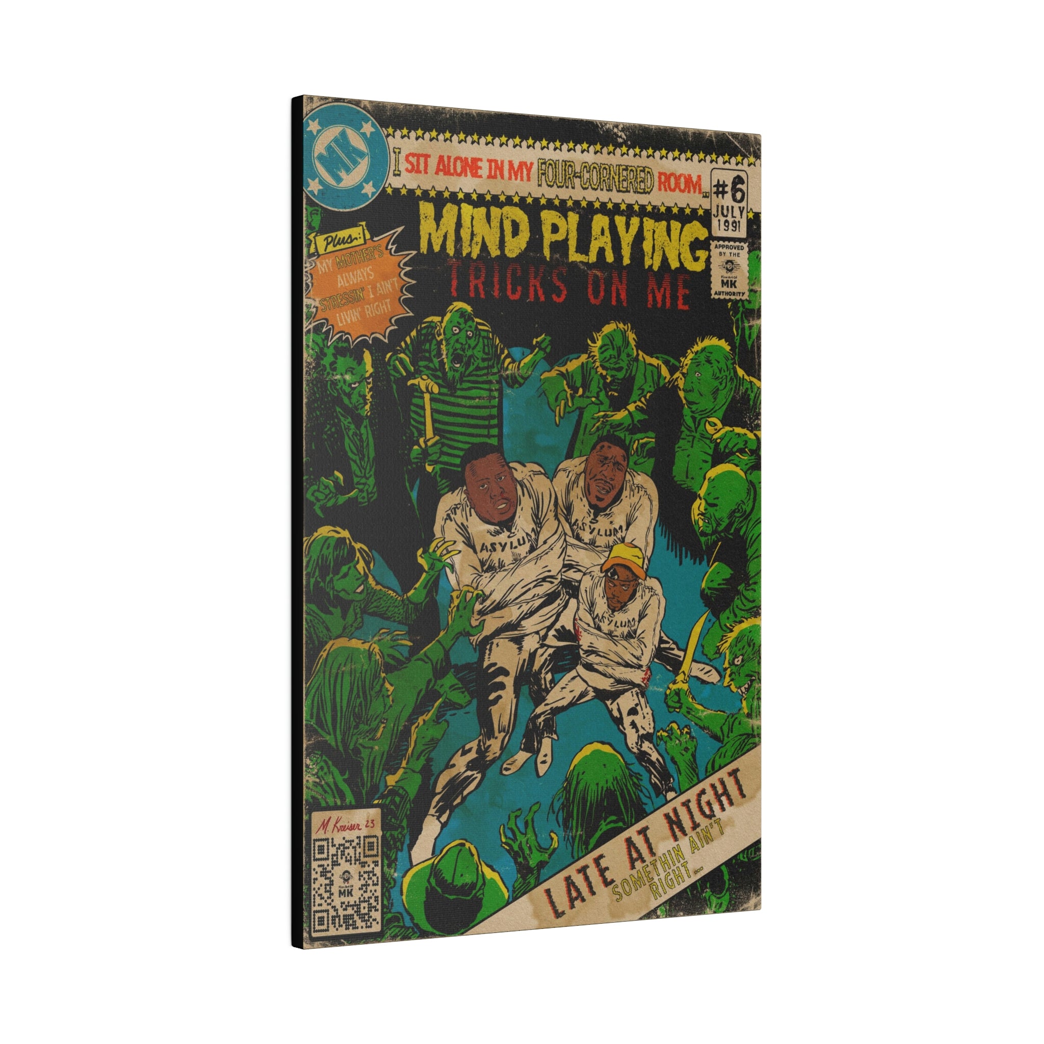 Mind Playing Tricks - Matte Canvas, Stretched, 0.75"