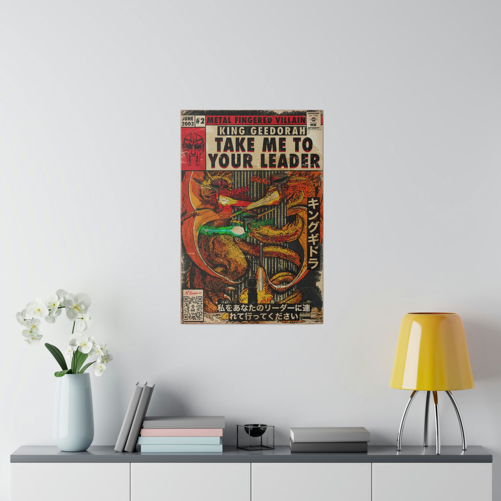 Take Me To Your Leader -  Matte Canvas, Stretched, 0.75"