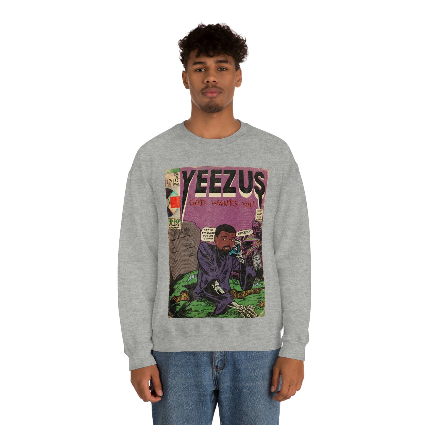 Kanye West - Yeezus - Unisex Heavy Blend™ Crewneck Sweatshirt