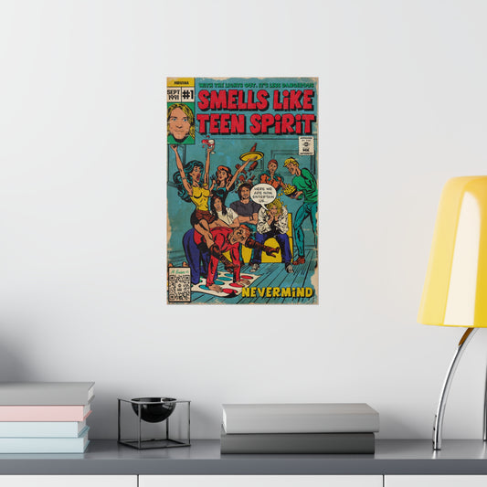 Smells Like Teen Spirit -  Vertical Matte Poster