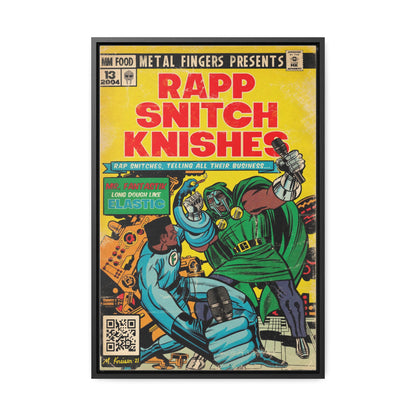 MF DOOM - Rapp Snitch Knishes - Gallery Canvas Wraps, Vertical Frame