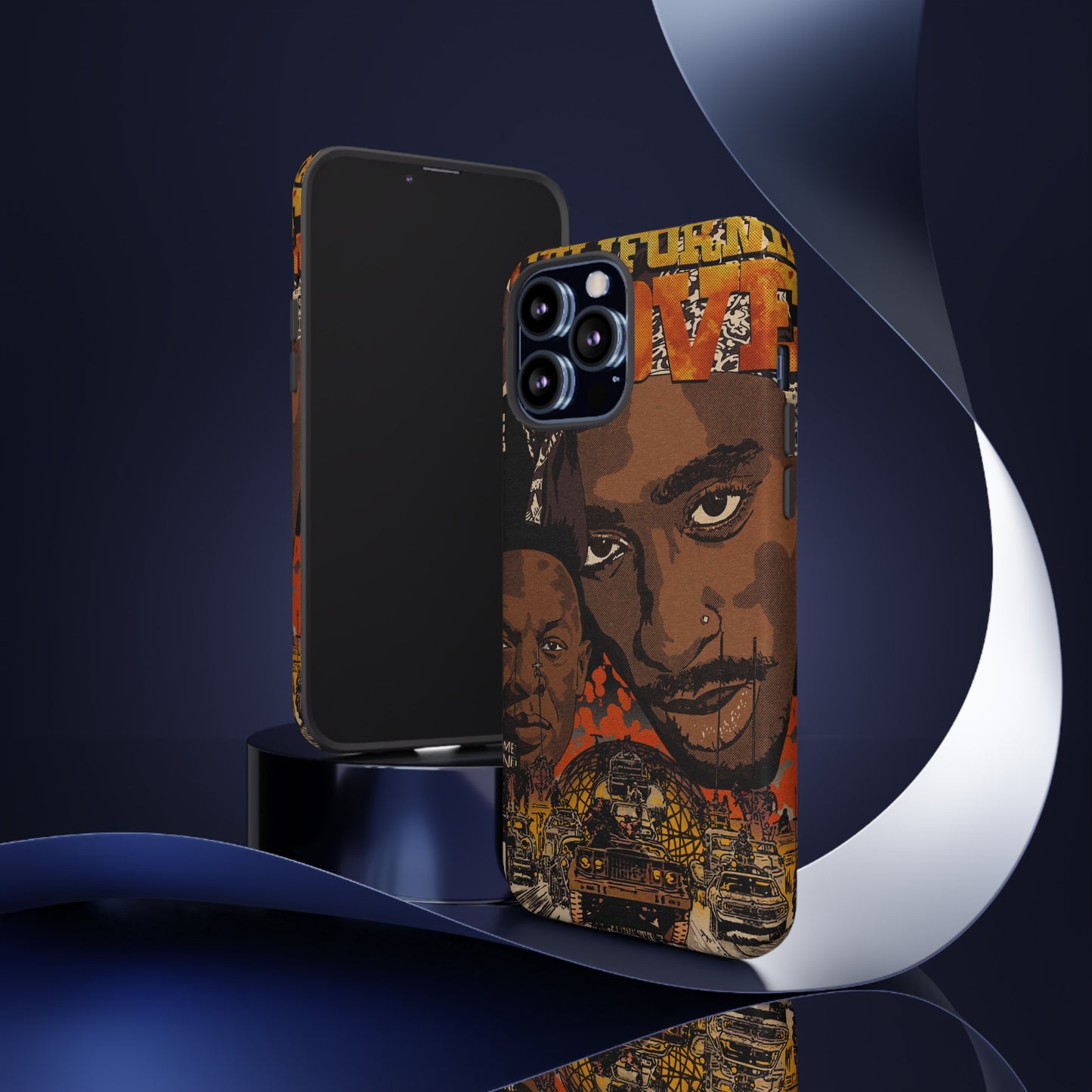 2pac & Dr. Dre - California Love- Tupac - Tough Phone Cases