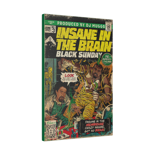 Insane In The Brain - Matte Canvas, Stretched, 0.75"