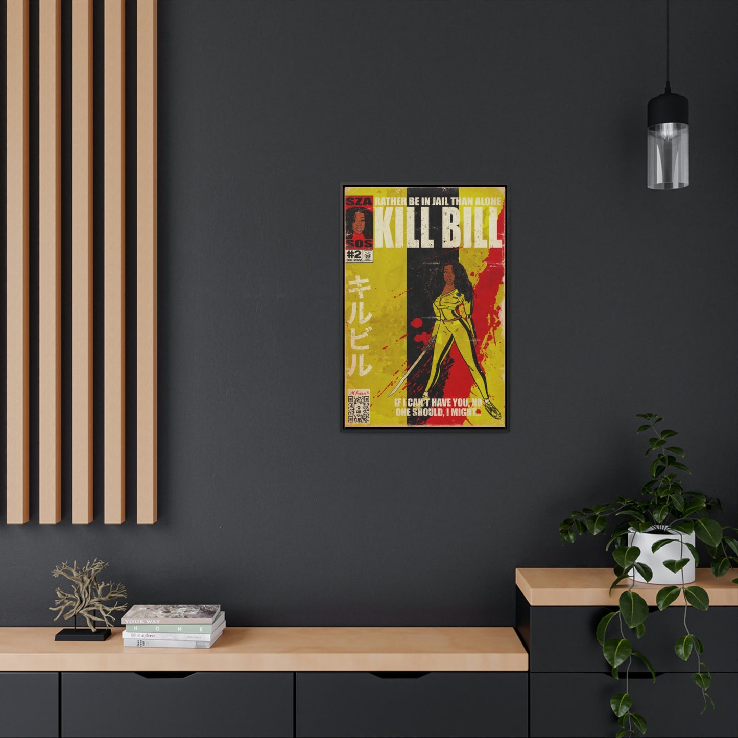 SZA - Kill Bill - Gallery Canvas Wraps, Vertical Frame