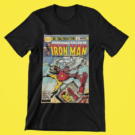 Ghostface Killah - Iron Man - Hip Hop Comic - Wu-Tang - Unisex Jersey Short Sleeve Tee