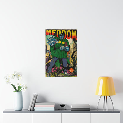 MF DOOM - Hip Hop Comics - Vertical Matte Poster