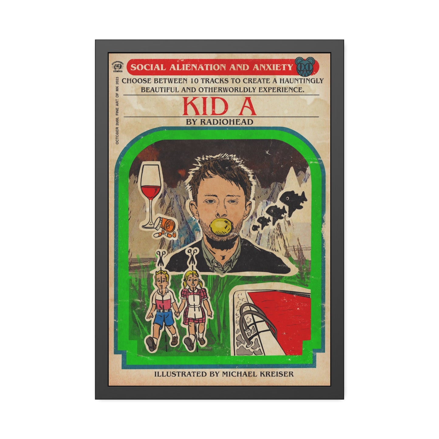 Radiohead- Kid A - Framed Paper Posters