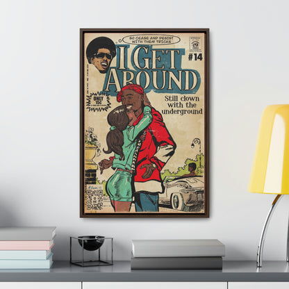 2Pac - I Get Around - Tupac - Gallery Canvas Wraps, Vertical Frame