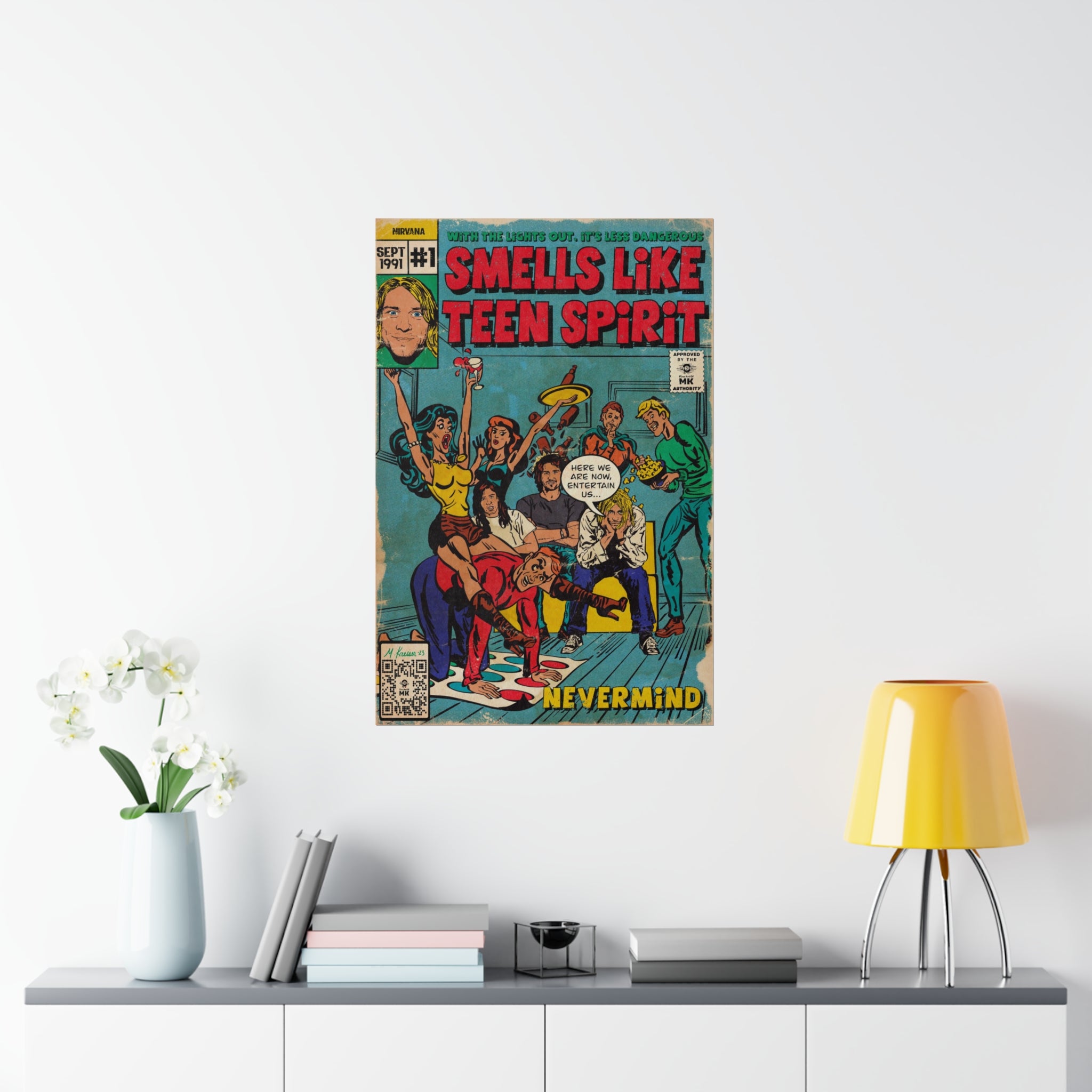 Smells Like Teen Spirit -  Vertical Matte Poster