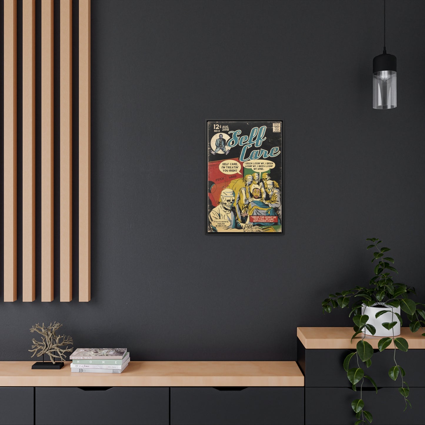 Mac Miller - Self Care - Gallery Canvas Wraps, Vertical Frame