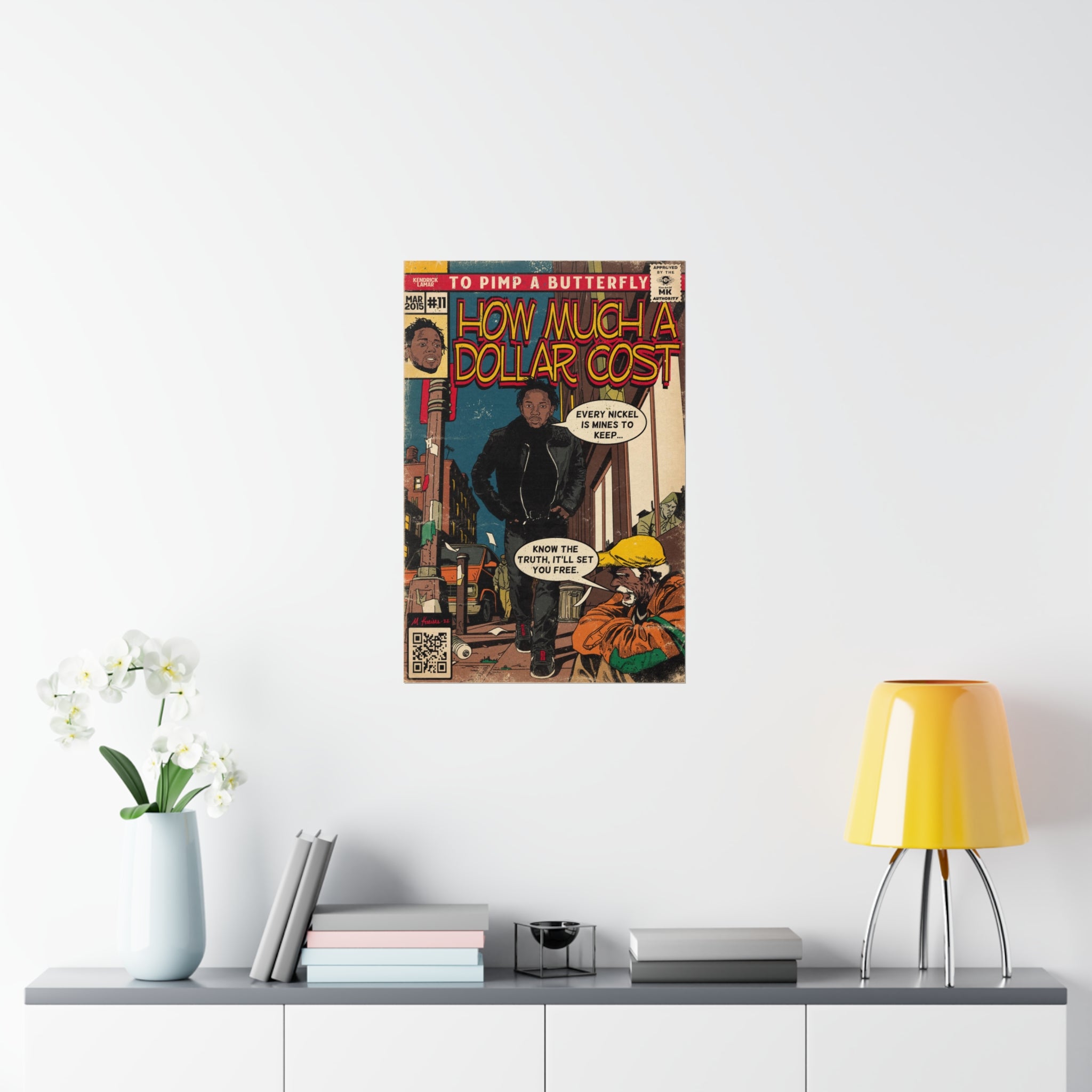 How Much A Dollar Cost - Vertical Matte Poster