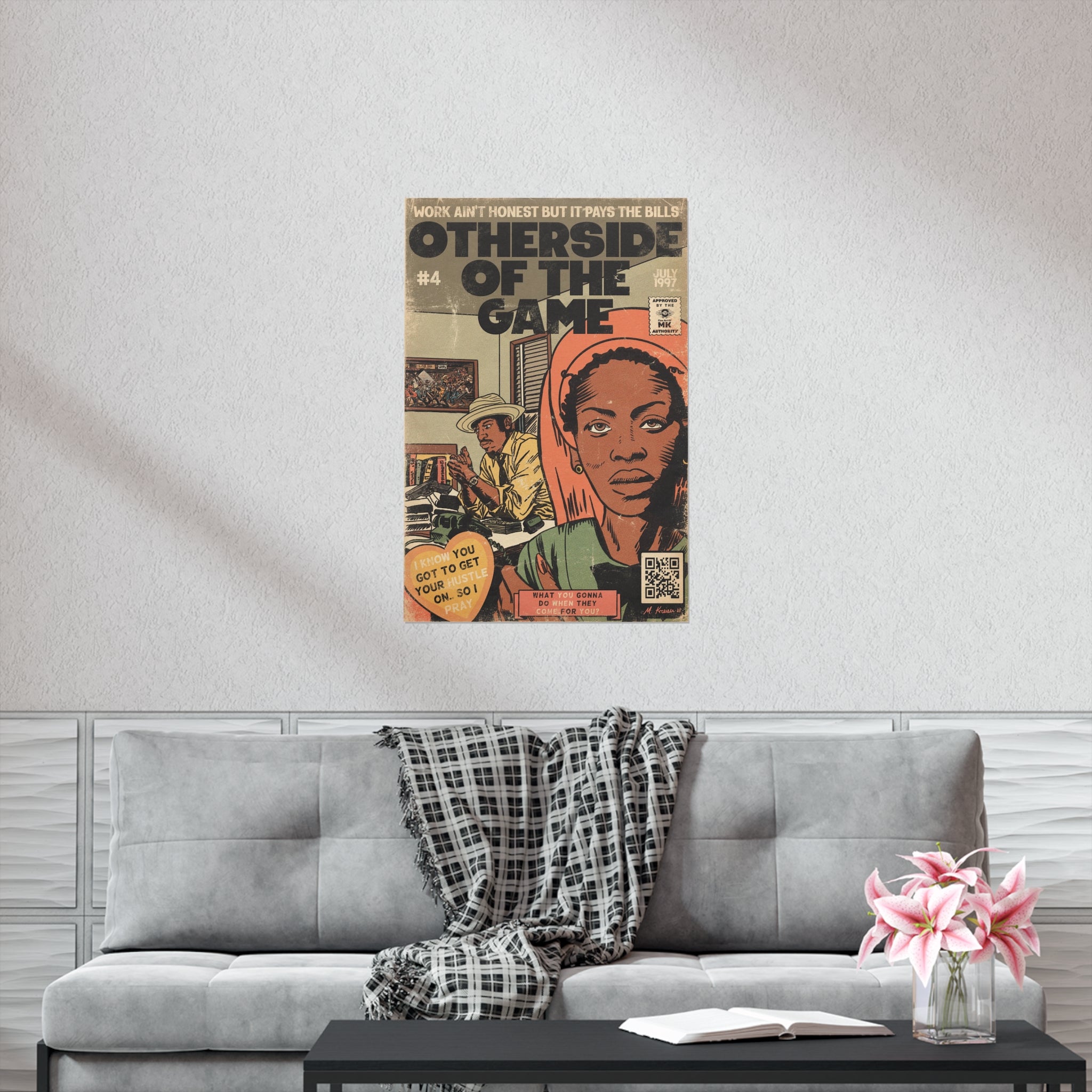 Otherside Of The Game - Andre 3000 - Vertical Matte Poster