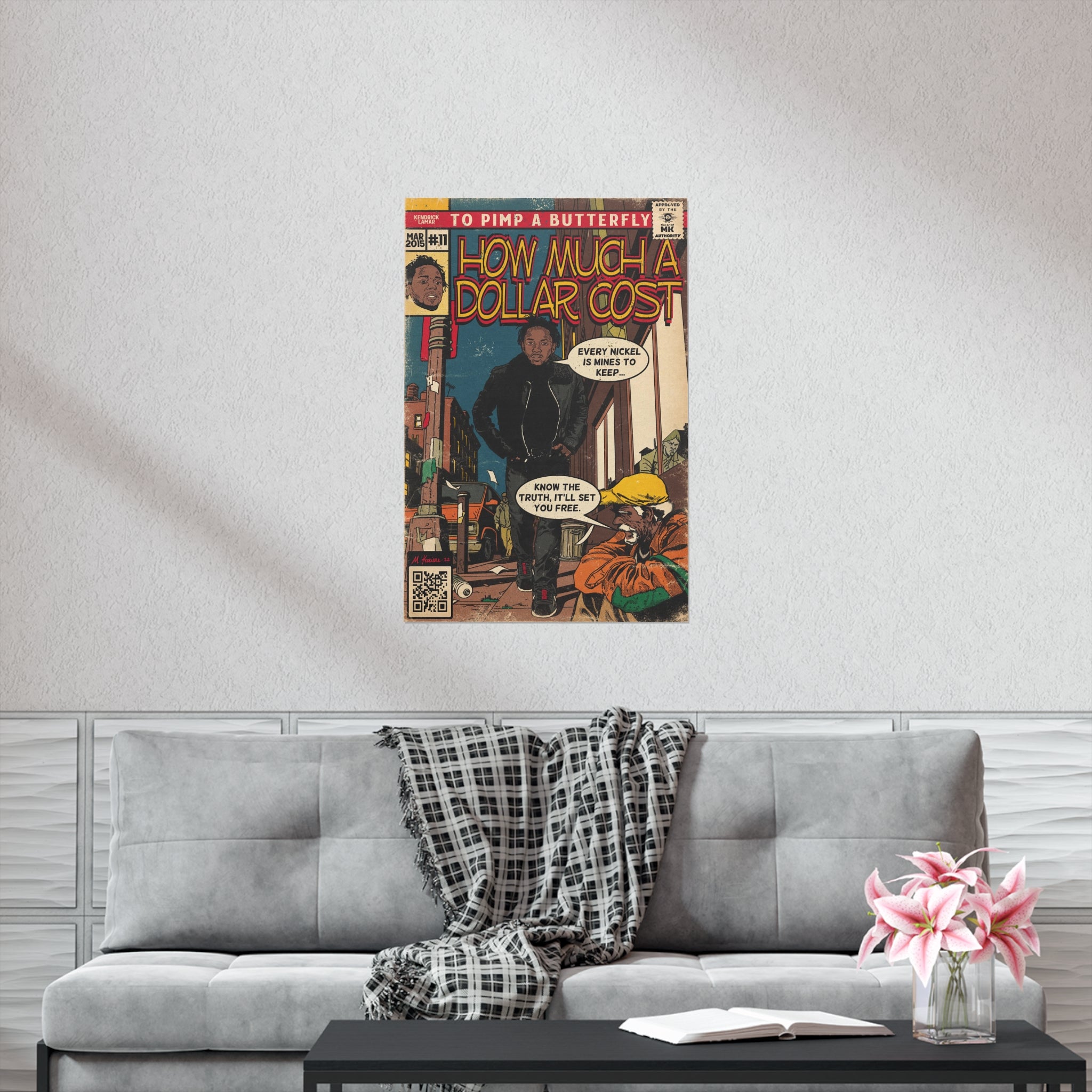 How Much A Dollar Cost - Vertical Matte Poster