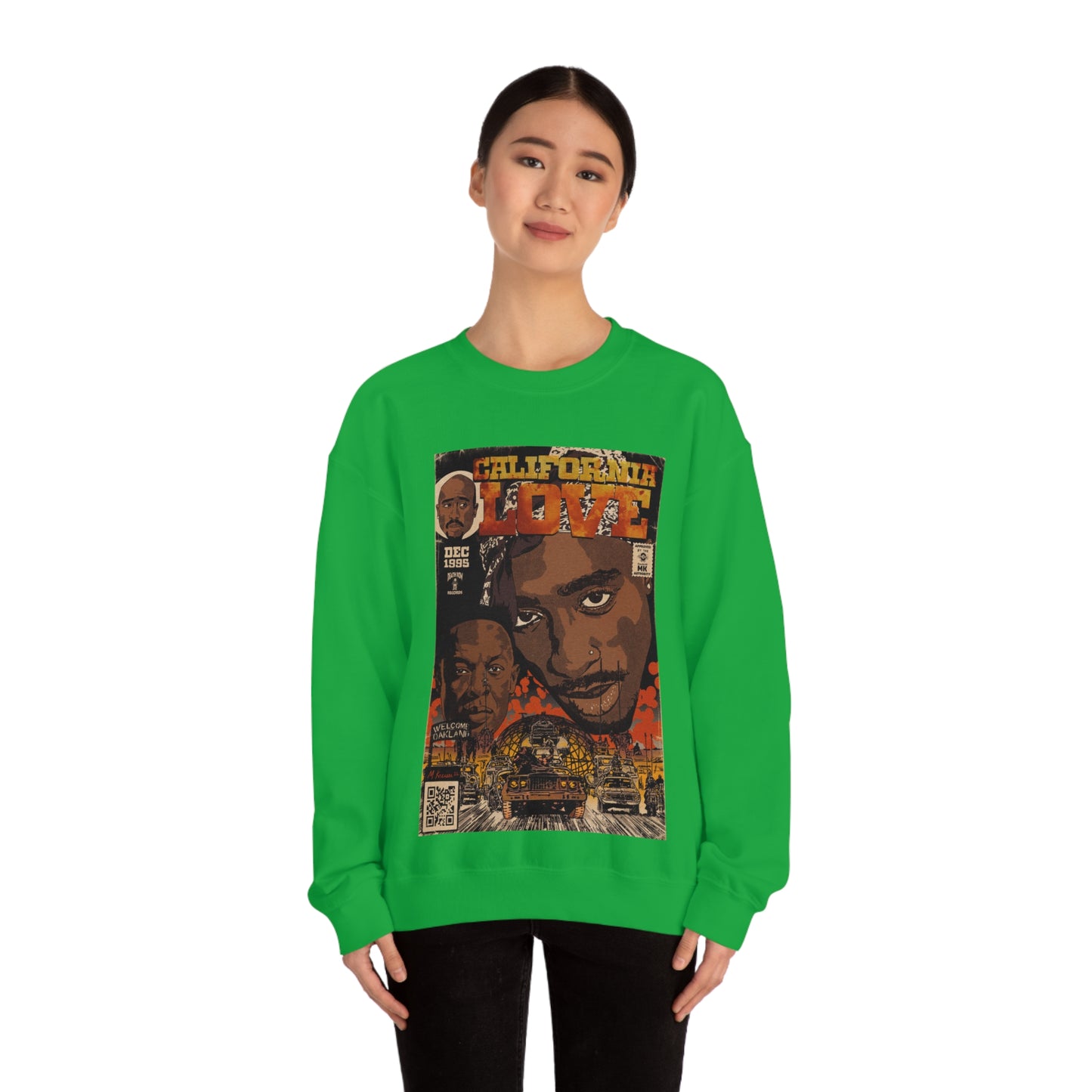 2pac & Dr. Dre - California Love- Tupac - Unisex Heavy Blend™ Crewneck Sweatshirt