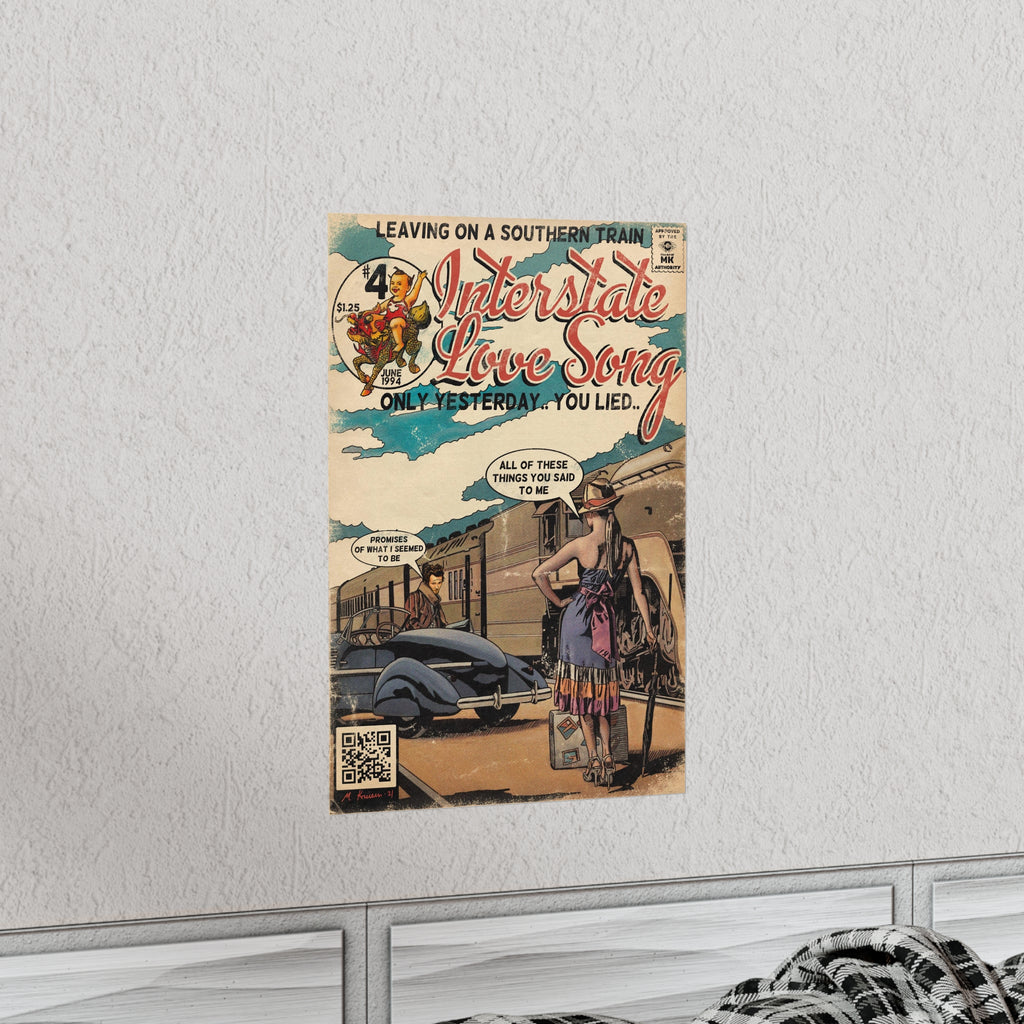 Interstate Love Song - Vertical Matte Poster