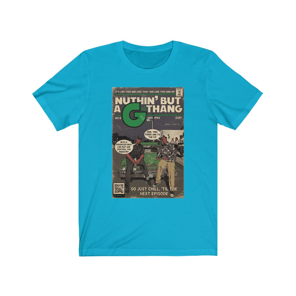 Dr. Dre & Snoop Dogg - Nuthin But A G Thang - Comic Book Art - Unisex Jersey Short Sleeve Tee