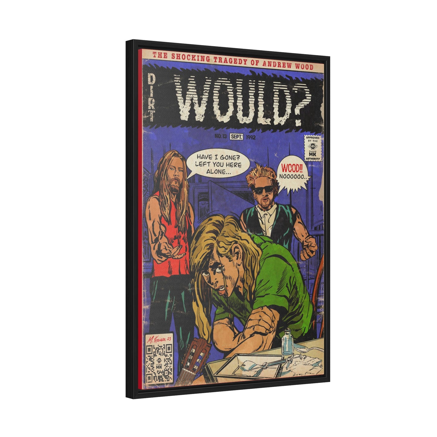 Alice In Chains - Would? - Gallery Canvas Wraps, Vertical Frame