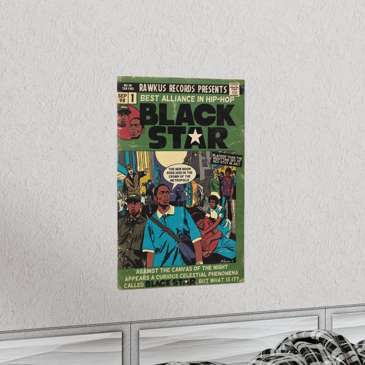 Black Star - Mos Def & Talib Kweli - Vertical Matte Poster