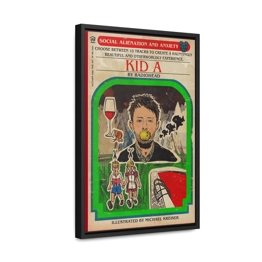 Radiohead- Kid A - Gallery Canvas Wraps, Vertical Frame